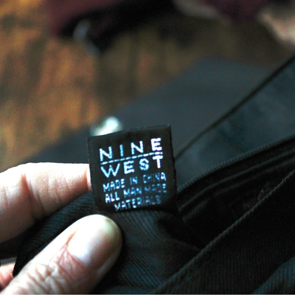 Nine West Black Shoulder Bag Purse Small - Picture 5 of 12